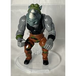 Vintage 1988 TMNT Ninja Turtles Rocksteady Action Figure 5" Playmates